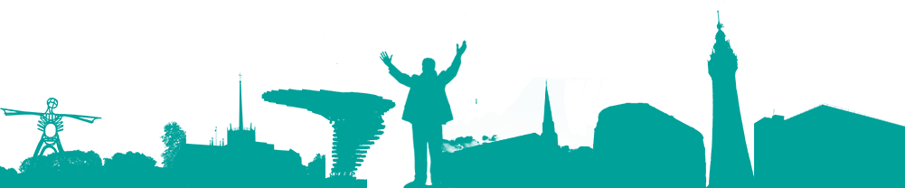 Lancashire skyline silhouette